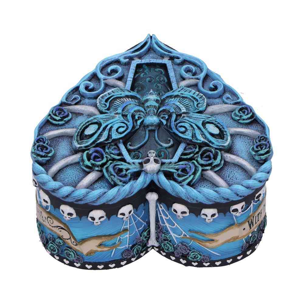 Nemesis Now Corpse Bride - With This Ring Vow Dekorative Schachtel - Blau